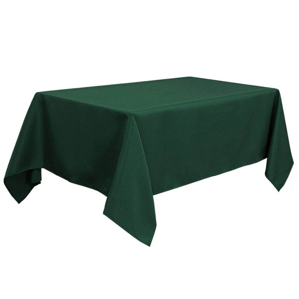 Polyester Tablecloth Wrinkle and Spillproof 60"x104" Green